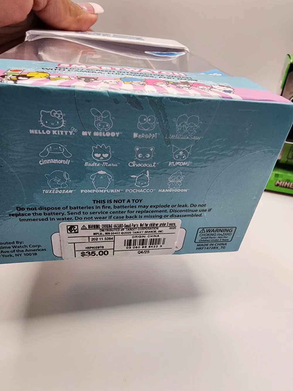 Hello Kitty Pink Kids Smartwatch - Interactive Touchscreen
